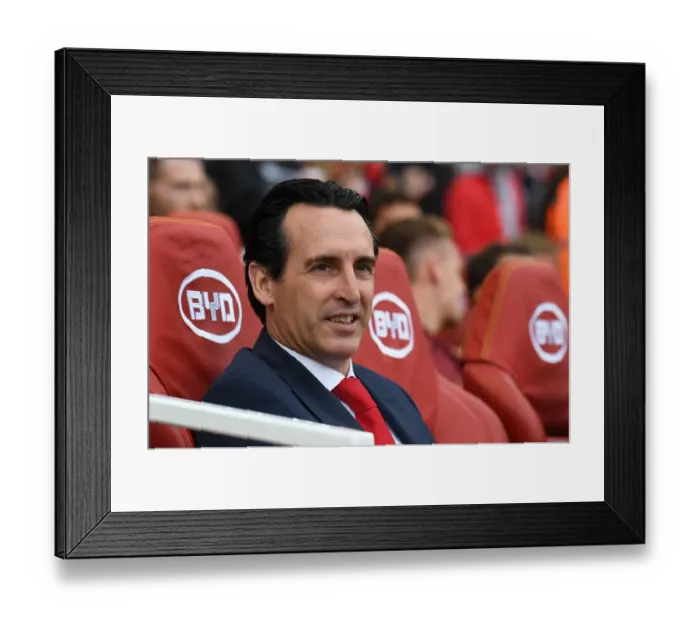 Framed Print : Unai Emery: Arsenal Head Coach Ahead of Arsenal v Everton Premier League Clash (2018-19) Framed Print : Unai Emery: Arsenal Head Coach Ahead of Arsenal v Everton Premier League Clash (2018-19)