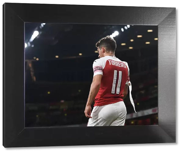 Lucas Torreira in Action: Arsenal vs Brentford, Carabao Cup 2018-19