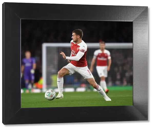Aaron Ramsey in Action: Arsenal vs. Brentford, Carabao Cup 2018-19