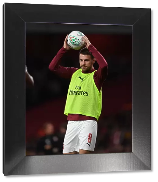 Aaron Ramsey in Action: Arsenal vs Brentford, Carabao Cup 2018-19