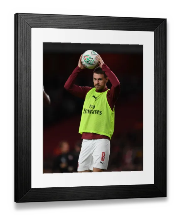 Framed Print : Aaron Ramsey in Action: Arsenal vs Brentford, Carabao Cup 2018-19 Framed Print : Aaron Ramsey in Action: Arsenal vs Brentford, Carabao Cup 2018-19