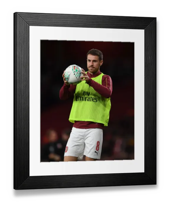 Framed Print : Aaron Ramsey in Action: Arsenal vs. Brentford, Carabao Cup 2018-19 Framed Print : Aaron Ramsey in Action: Arsenal vs. Brentford, Carabao Cup 2018-19