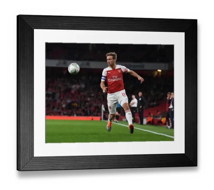 Framed Print : Nacho Monreal in Action: Arsenal vs. Brentford, Carabao Cup 2018-19 Framed Print : Nacho Monreal in Action: Arsenal vs. Brentford, Carabao Cup 2018-19
