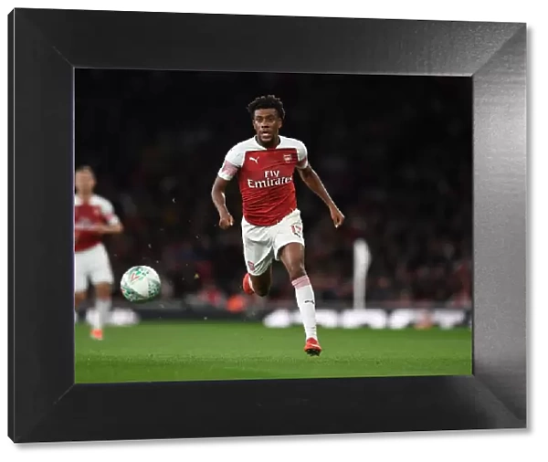 Alex Iwobi in Action: Arsenal vs Brentford, Carabao Cup 2018-19