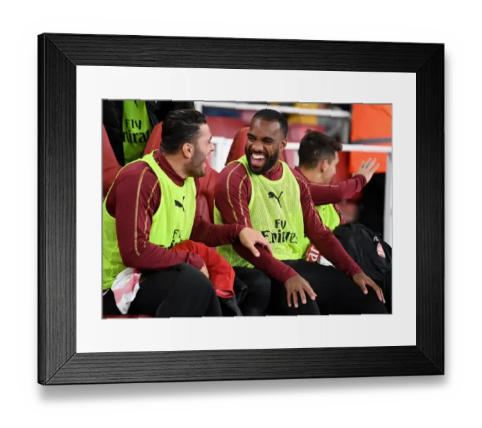 Framed Print : Alexandre Lacazette: Arsenal's Roaring Striker Gears Up for Arsenal vs. Brentford Showdown Framed Print : Alexandre Lacazette: Arsenal's Roaring Striker Gears Up for Arsenal vs. Brentford Showdown