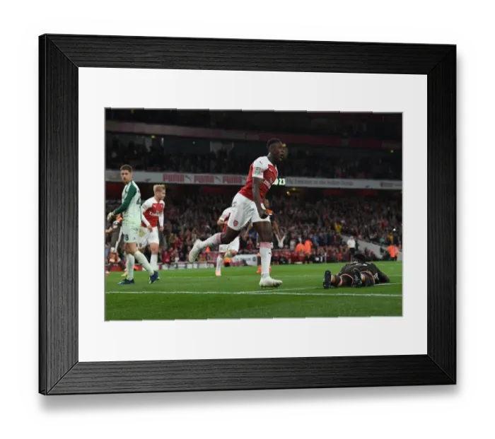 Framed Print : Danny Welbeck Scores Brace: Arsenal Overpowers Brentford in Carabao Cup Framed Print : Danny Welbeck Scores Brace: Arsenal Overpowers Brentford in Carabao Cup