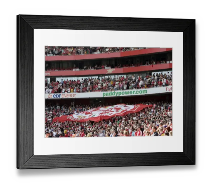 Framed Print : Arsenal supporters banner