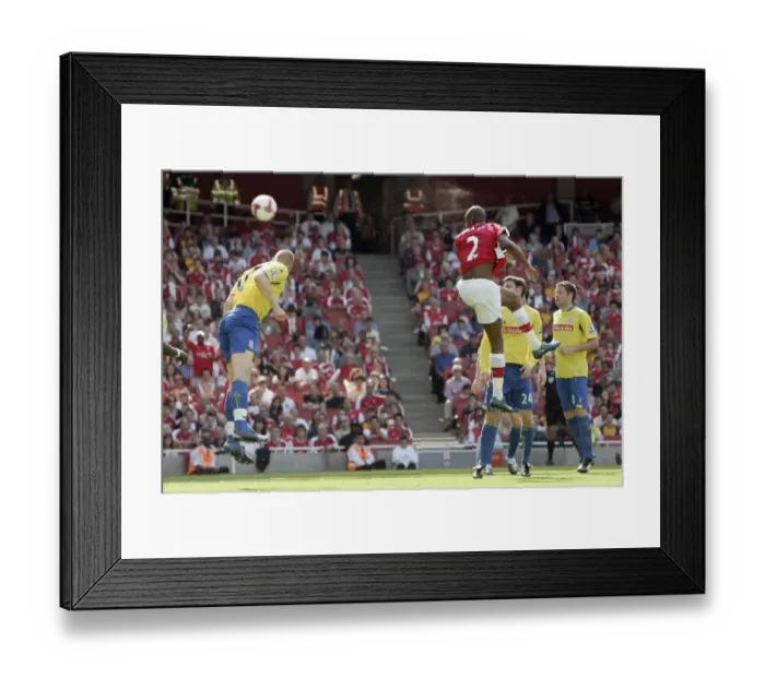 Framed Print : Abou Diaby scores Arsenals 2nd goal under pressure Framed Print : Abou Diaby scores Arsenals 2nd goal under pressure
