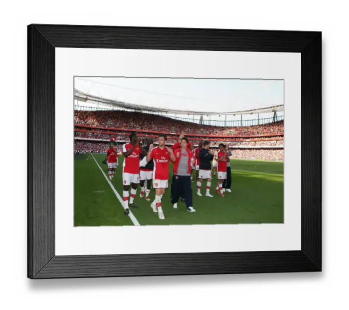 Framed Print : Cesc Fabregas and Samir Nasri