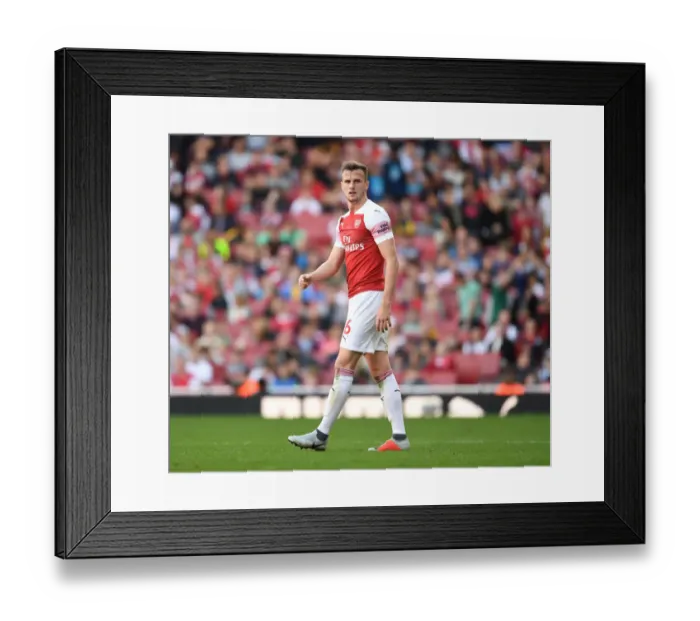 Framed Print : Rob Holding in Action: Arsenal vs. Watford, Premier League 2018-19 Framed Print : Rob Holding in Action: Arsenal vs. Watford, Premier League 2018-19