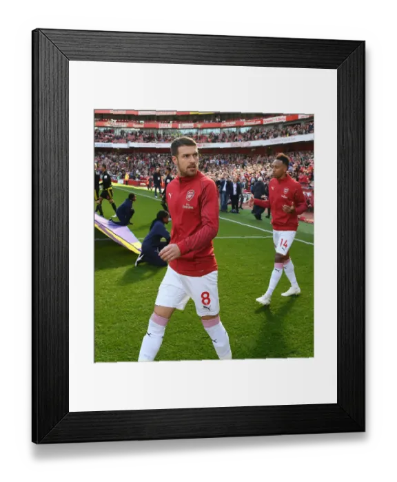 Framed Print : Aaron Ramsey: Arsenal FC vs. Watford FC, Premier League, 2018-19 Framed Print : Aaron Ramsey: Arsenal FC vs. Watford FC, Premier League, 2018-19
