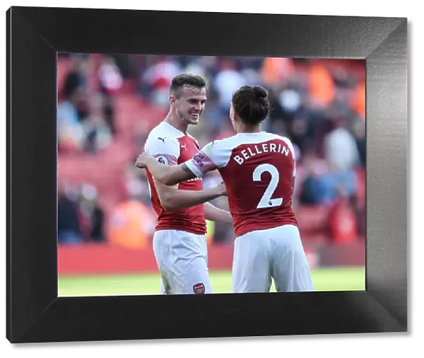 Arsenal Duo: Holding and Bellerin Share a Moment after Arsenal's Victory over Watford