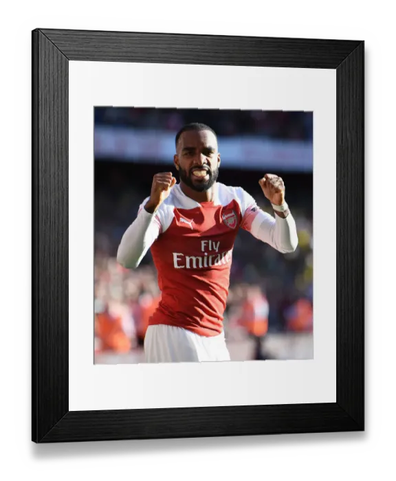 Framed Print : Alexandre Lacazette's Brace: Arsenal FC Overpowers Watford FC in Premier League Showdown Framed Print : Alexandre Lacazette's Brace: Arsenal FC Overpowers Watford FC in Premier League Showdown