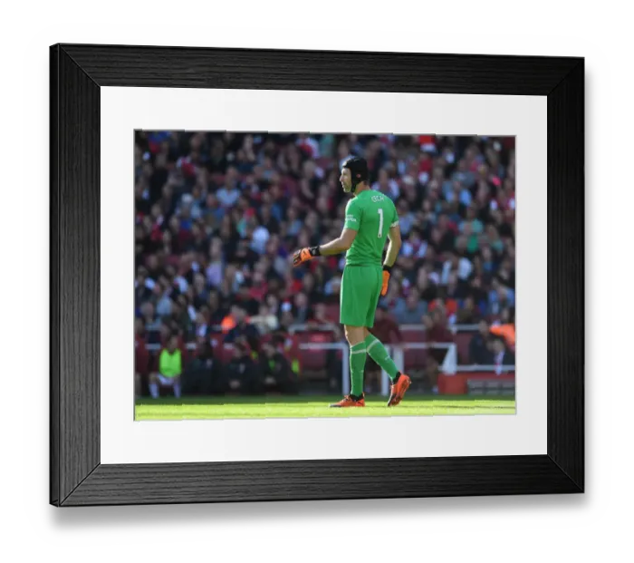 Framed Print : Petr Cech in Action: Arsenal vs. Watford (2018-19) Framed Print : Petr Cech in Action: Arsenal vs. Watford (2018-19)