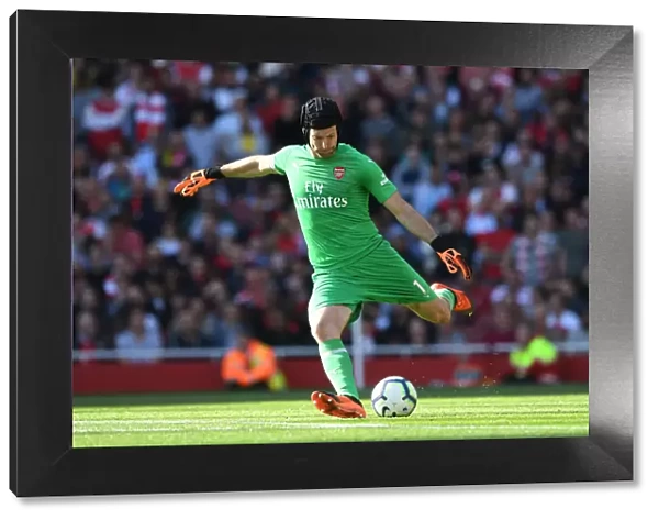 Arsenal's Petr Cech in Action Against Watford (2018-19)