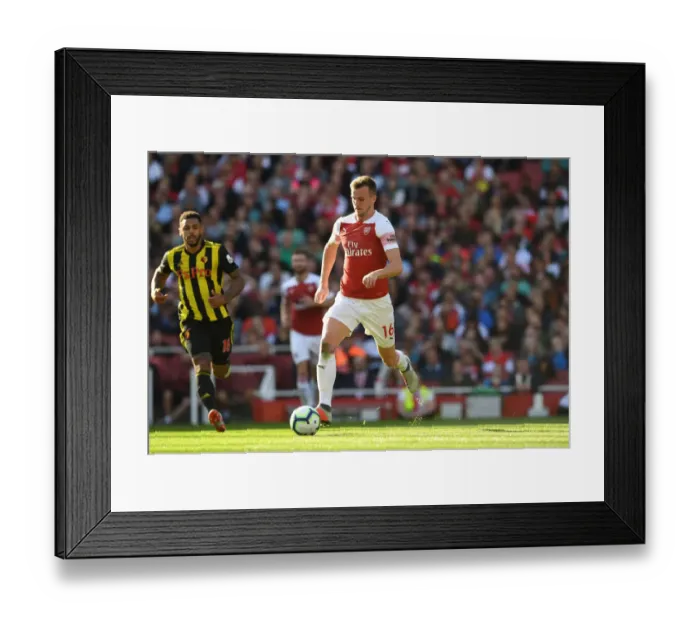 Framed Print : Rob Holding in Action: Arsenal vs. Watford, Premier League 2018-19 Framed Print : Rob Holding in Action: Arsenal vs. Watford, Premier League 2018-19