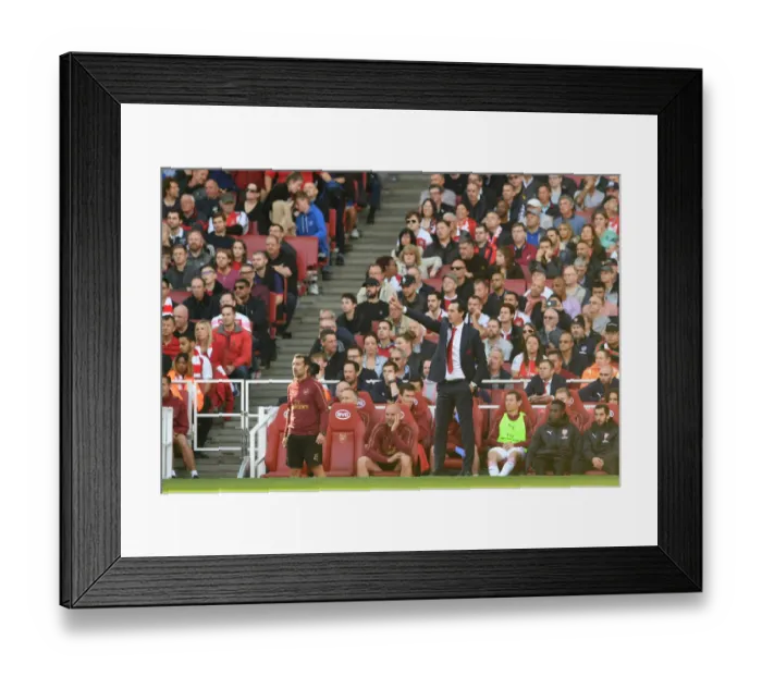 Framed Print : Unai Emery Leads Arsenal in Premier League Clash Against Watford (2018-19) Framed Print : Unai Emery Leads Arsenal in Premier League Clash Against Watford (2018-19)