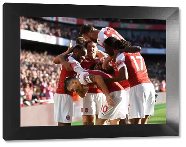 Mesut Ozil Scores and Celebrates: Arsenal's Triumph over Watford, Premier League 2018-19
