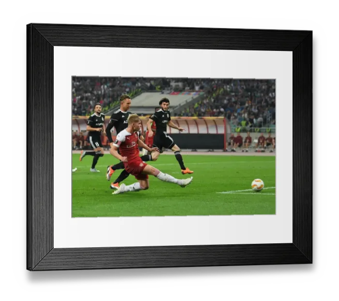 Framed Print : Emile Smith Rowe Scores Arsenal's Second Goal in Qarabag v Arsenal UEFA Europa League Match, Baku, 2018 Framed Print : Emile Smith Rowe Scores Arsenal's Second Goal in Qarabag v Arsenal UEFA Europa League Match, Baku, 2018