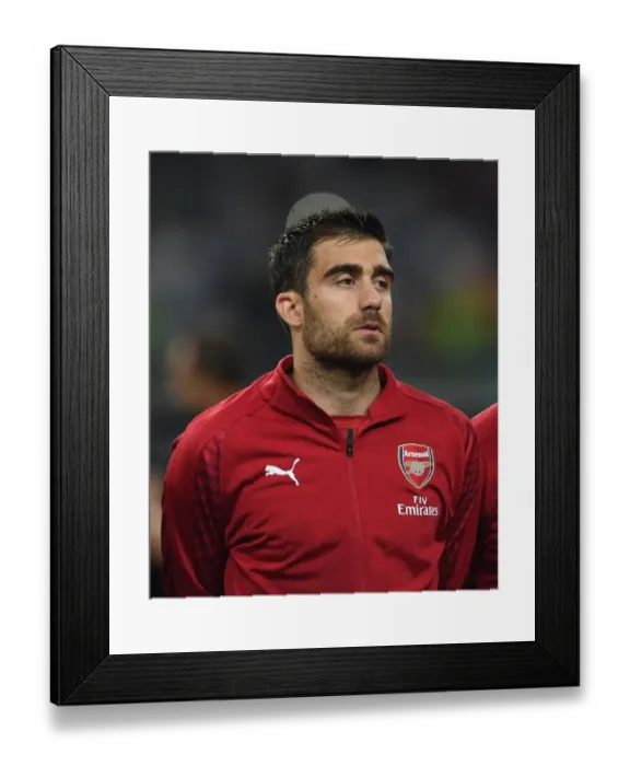 Framed Print : Sokratis Gears Up: Arsenal vs Qarabag, UEFA Europa League, Group E, Baku, 2018 Framed Print : Sokratis Gears Up: Arsenal vs Qarabag, UEFA Europa League, Group E, Baku, 2018