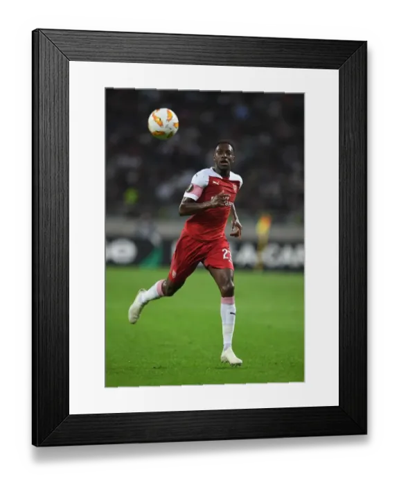 Framed Print : Danny Welbeck vs Michel: Arsenal's Europa League Battle in Baku Framed Print : Danny Welbeck vs Michel: Arsenal's Europa League Battle in Baku