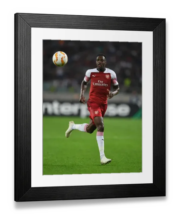 Framed Print : Danny Welbeck vs Mikael: Arsenal's Europa League Clash in Baku
