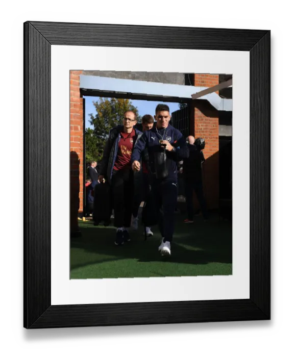 Framed Print : Lucas Torreira's Arrival: Fulham vs. Arsenal, Premier League 2018-19