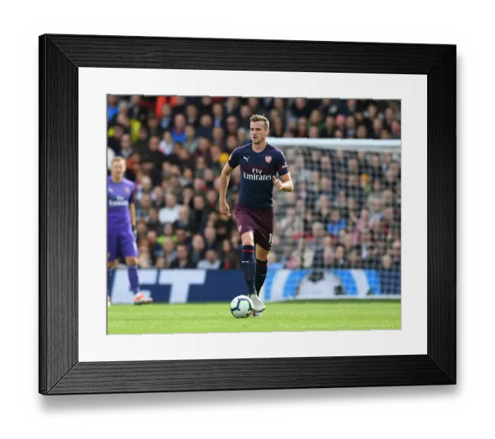 Framed Print : Rob Holding in Action: Fulham vs Arsenal, Premier League 2018-19 Framed Print : Rob Holding in Action: Fulham vs Arsenal, Premier League 2018-19