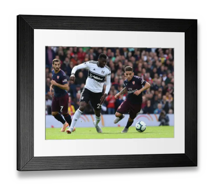 Framed Print : Clash of Midfield Titans: Torreira vs. Anguissa - A Premier League Battle at Craven Cottage Framed Print : Clash of Midfield Titans: Torreira vs. Anguissa - A Premier League Battle at Craven Cottage