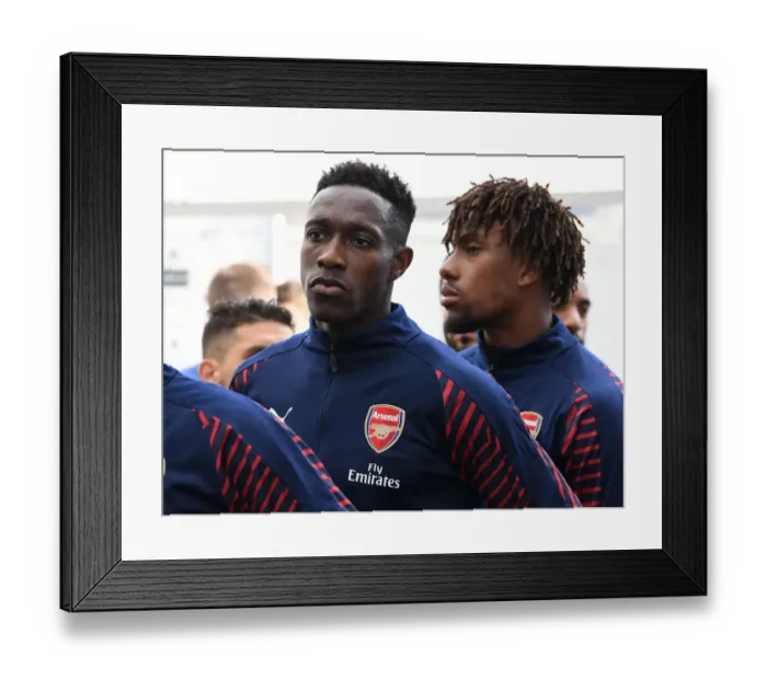 Framed Print : Danny Welbeck: Arsenal's Readiness at Craven Cottage - Fulham vs Arsenal, Premier League 2018-19