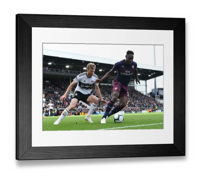 Framed Print : Clash at Craven Cottage: Fulham's Tim Ream Holds Off Arsenal's Danny Welbeck Framed Print : Clash at Craven Cottage: Fulham's Tim Ream Holds Off Arsenal's Danny Welbeck