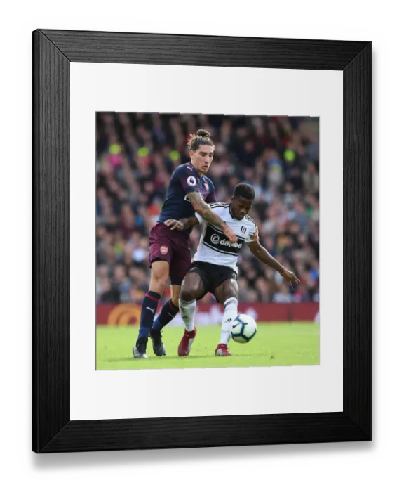 Framed Print : Clash of Wings: Bellerin vs. Sessegnon in the Premier League Battle