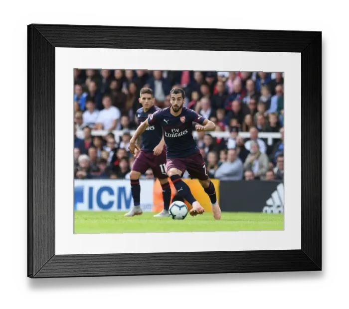 Framed Print : Mkhitaryan in Action: Arsenal's Star Performer vs. Fulham, Premier League 2018-19 Framed Print : Mkhitaryan in Action: Arsenal's Star Performer vs. Fulham, Premier League 2018-19
