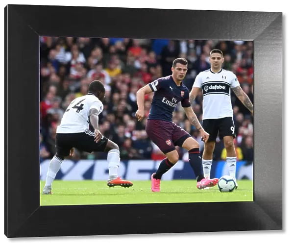 Granit Xhaka: Arsenal Midfielder in Action vs. Fulham, Premier League 2018-19