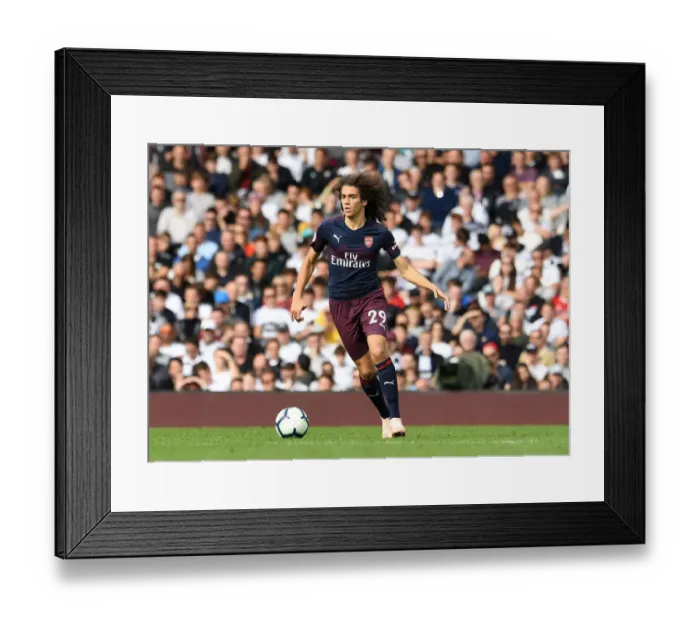 Framed Print : Matteo Guendouzi in Action: Fulham vs. Arsenal, Premier League 2018-19