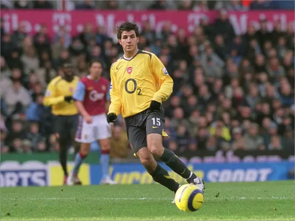Fabregas Determined Glance: Aston Villa 0-0 Arsenal, Villa Park, 2005