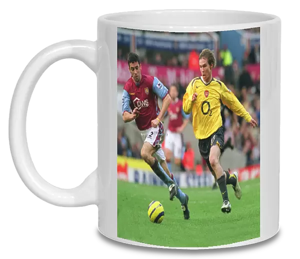 Alex Hleb (Arsenal) Mark Delaney (Aston Villa). Aston Villa 0: 0 Arsenal