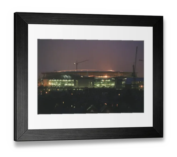 Framed Print : The Emirates Stadium from the West Stand. Arsenal 0: 0 Manchester United Framed Print : The Emirates Stadium from the West Stand. Arsenal 0: 0 Manchester United