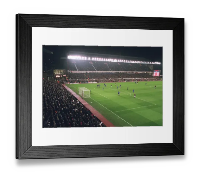 Framed Print : The Rivalry Stands Tall: Arsenal vs Manchester United, A Scoreless Battle at Highbury (2006)