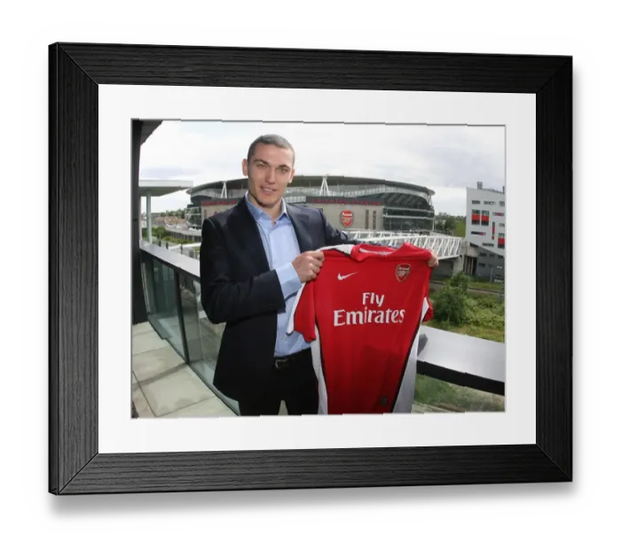 Framed Print : New Signing Thomas Vermaelen Joins Arsenal Football Club at Emirates Stadium (June 2009) Framed Print : New Signing Thomas Vermaelen Joins Arsenal Football Club at Emirates Stadium (June 2009)