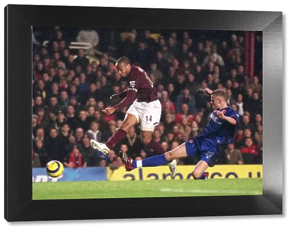 Thierry Henry's Hat-Trick: Arsenal's Historic 7-0 Victory over Middlesbrough, FA Premiership, Highbury, London, 14 / 1 / 06