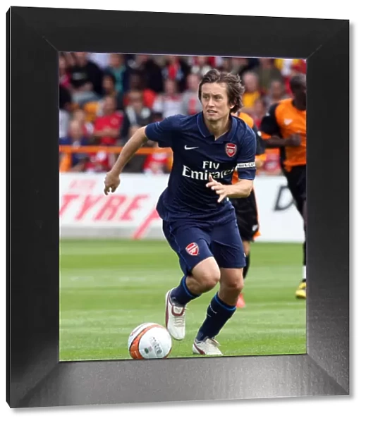 Tomas Rosicky in Action: Arsenal's Pre-Season Draw at Barnet, 2009