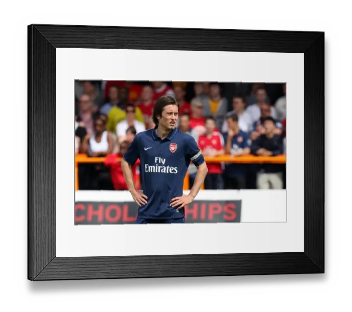 Framed Print : Tomas Rosicky in Action: Arsenal's Pre-Season Draw at Barnet (2009) Framed Print : Tomas Rosicky in Action: Arsenal's Pre-Season Draw at Barnet (2009)