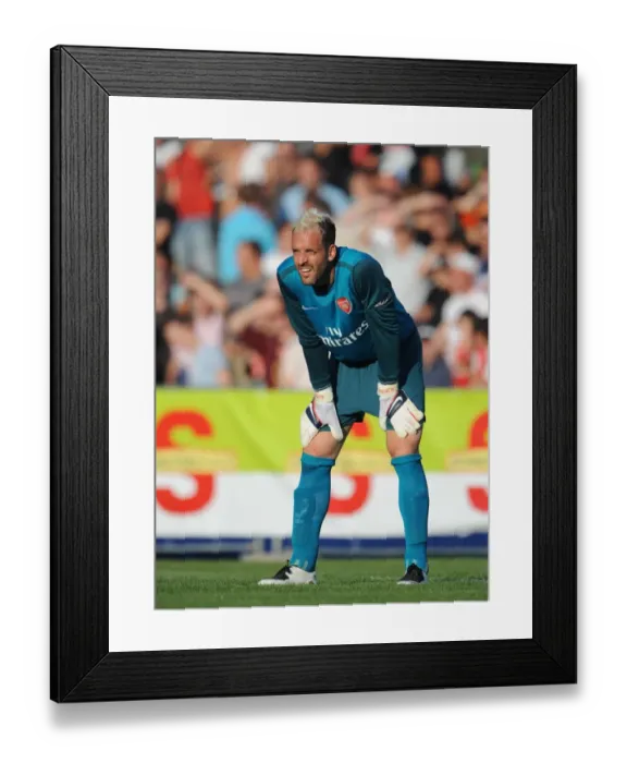 Framed Print : Manuel Almunia's Shining Moment: Arsenal's Historic 7-1 Victory Over SC Columbia (July 2009)