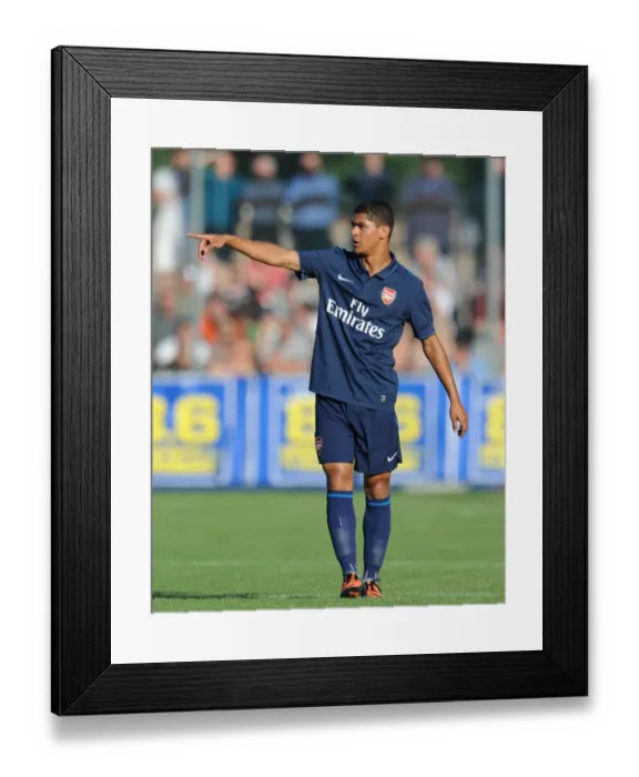 Framed Print : Denilson's Dominance: Arsenal Crush SC Columbia 7-1 in Vienna Pre-Season Friendly, 2009