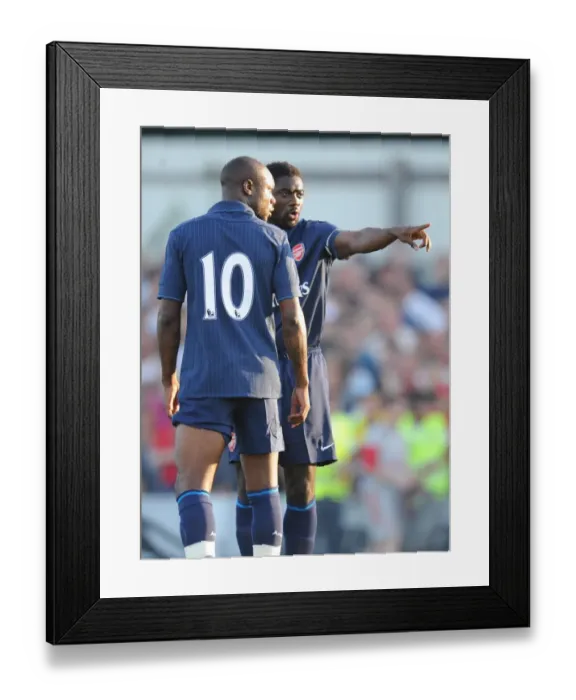 Framed Print : Kolo Toure and William Gallas (Arsenal)