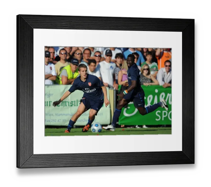 Framed Print : Jack Wilshere and Emmanuel Eboue (Arsenal) Framed Print : Jack Wilshere and Emmanuel Eboue (Arsenal)