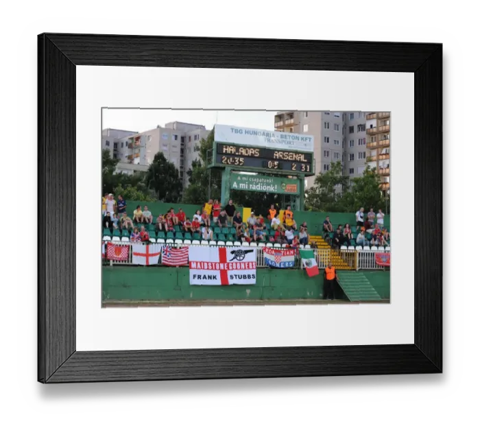 Framed Print : Arsenal fans Framed Print : Arsenal fans
