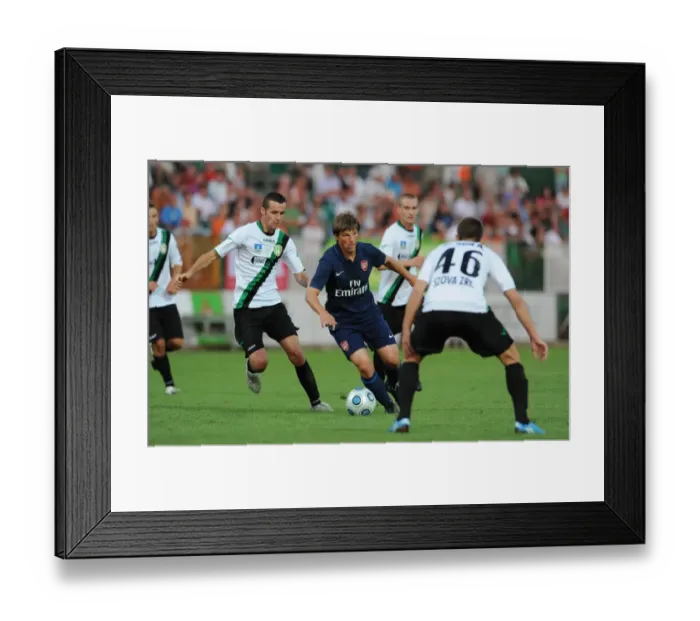Framed Print : Andrey Arshavin (Arsenal) Simon Adam and Ignacz Iszlai (Szombathelyi) Framed Print : Andrey Arshavin (Arsenal) Simon Adam and Ignacz Iszlai (Szombathelyi)