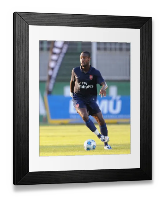 Framed Print : Djourou's Dominant Display: Arsenal Routs Szombathelyi 5-0 in Pre-Season Friendly, 2009